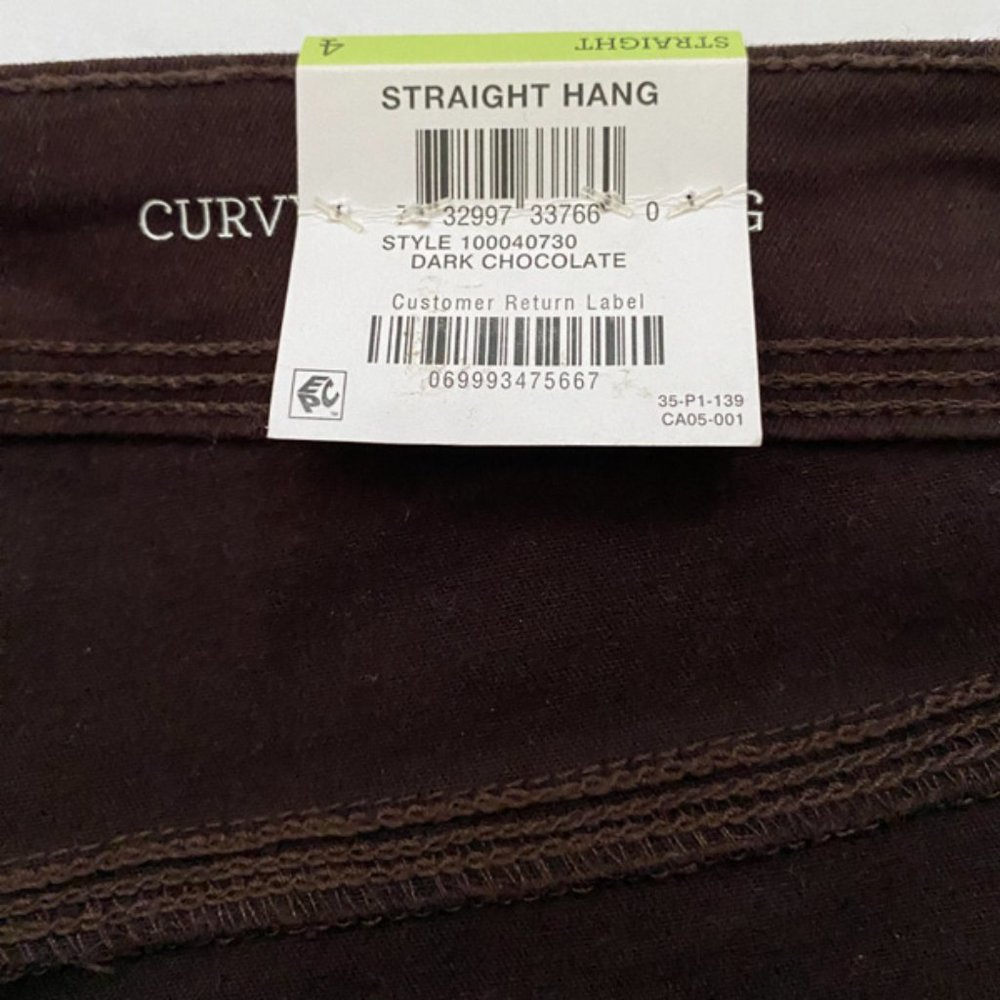 NWT Style & Co Curvy Straight High-Rise 595 Jeans - Picture 5 of 7